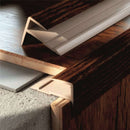 Premium 16 x 25mm Push-In PVC Wood Effect Stair Nosing Edge Trim Durable No-Screw Design for Laminate & Hardwood Floors Easy Installation Noise Reduction and Perfect Finish