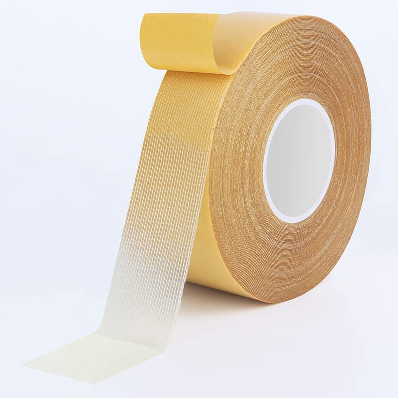 High Durable Clear Double-Sided Cloth Carpet Tape - 25m