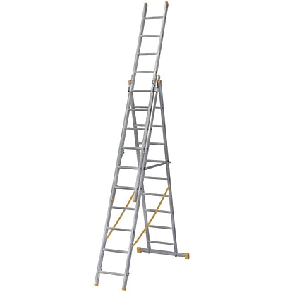 High Performance Aluminium Combination Ladder For Internal & External Use - 6.86m