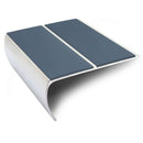 Premium Aluminium Stair Edge Trim 87mm x 40mm Non-Slip PVC Insert