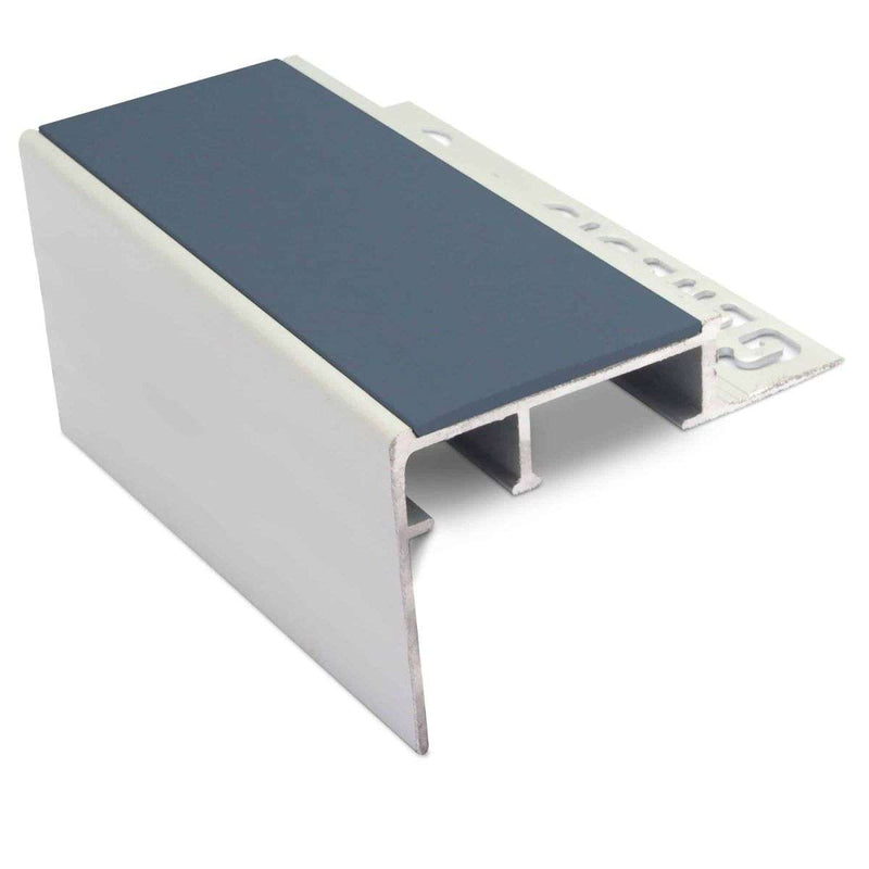 Heavy-Duty Non-Slip Tile-In Stair Nosing Premium Aluminium with PVC Grip Safe & Durable