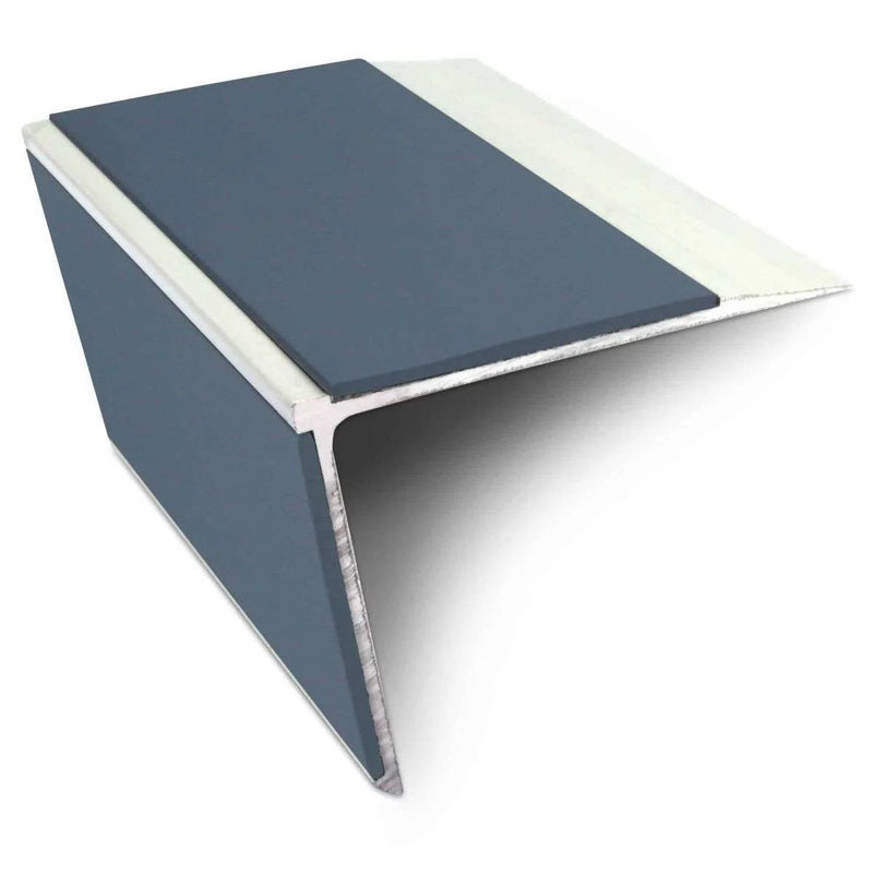 Heavy-Duty Aluminium Stair Nosing 75mm x 58mm Non-Slip Edge Trim