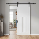 Internal White Primed 1930's DX 4 Panel Sliding Door Set