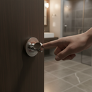 Polished Chrome Bathroom Turn & Release | Privacy Lock | Internal Doors