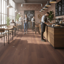 Premium Eurohome Vario+ 12mm Laminate Flooring with Bevelled Edges for Elegant Solid Wood Appearance