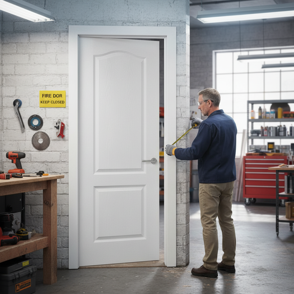 Internal Fire Door with 2-Panel Arch Design, FD30 Fire Ra...