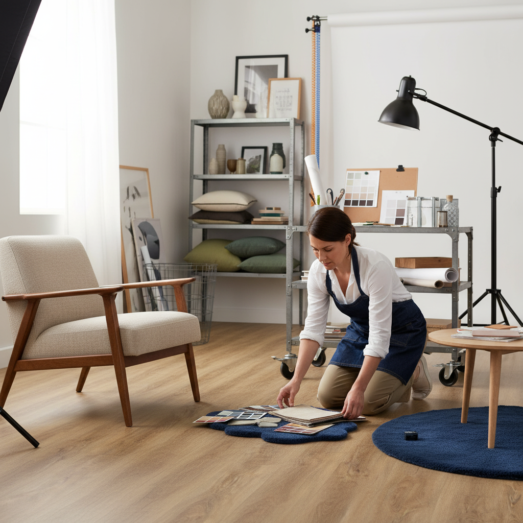 Premium 5mm Rigid Core Vinyl Flooring with Waterproof Surface and 0.3mm Wear Layer for Moisture Protection