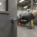 Florida Lever Handle on Round Rose in Satin