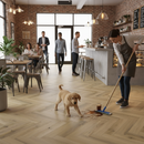 Foundation Herringbone 5mm Anti-Microbial Rigid Core Viny...