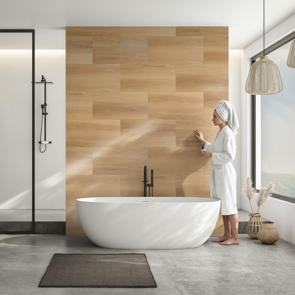 Luxe Vision SPC 4mm UV Resistant Coating Wall Panelling -...