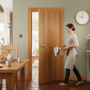 Premium Fully Finished Georgian Oak Architrave - 90mm x 16mm for Internal Doors - High-Quality Professional Grade for Industrial and Commercial App...