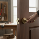 78mm (3'') Bolt Through Tubular Latch - Antique Brass Finish