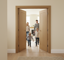 Premium Engineered Oak Double Door Lining - Perfect for 35mm or 40mm Thick Doors, 2.2m Length