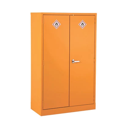 Professional Yellow 2-Shelf Hazardous Substance Cabinet Storage For Liquids & Paints