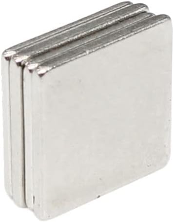 High-Quality N35 Nickel 16mm Long Silver Block Magnets - Pack of 100