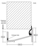 High Professional Outward Opening Threshold For Double Doors