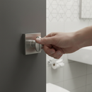 WC Turn and Release Lock on Minimal Square Rose - Satin C...