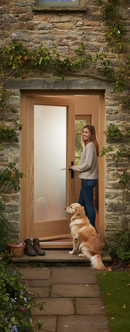 Premium Unglazed Oak Pattern 10 External Door - Ready for Painting or Staining with Deep Bead Recess for Glazing