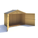 High Durable Apex Timber Bike Store For Secure Bicycle Storage Solution - 7' x 3'-6"
