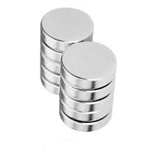 Pack of 10 Neodymium 3mm Disc Magnet N35 Grade North Pole Silver Marking