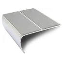 Premium Aluminium Stair Edge Trim 87mm x 40mm Non-Slip PVC Insert