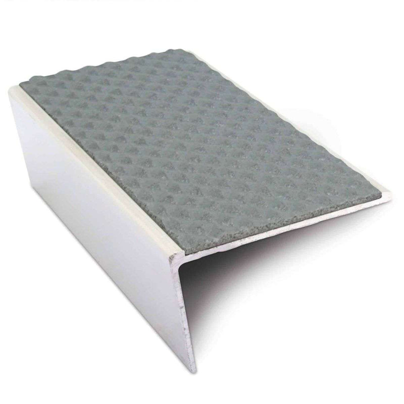 Heavy-Duty Tredsafe Stair Nosing Non-Slip Aluminium with PVC Grip
