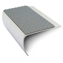 Tredsafe 69x40mm Aluminium Stair Nosing Premium Non-Slip Edge Trim with PVC Insert for Commercial & Industrial Use