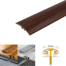 High-Quality Mycks 30mm PVC Wood Effect Threshold Strip No-Screw Installation Perfect for Wood Tile & Laminate Floors