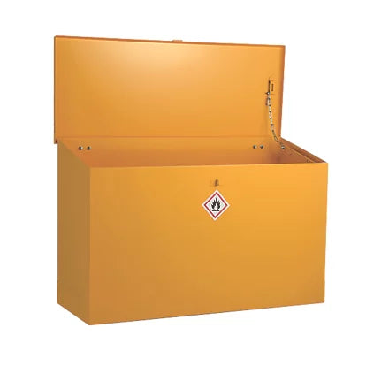 Heavy Duty Yellow Flammable Liquid Sloping Top Storage Bin Solution For Flammable Liquids