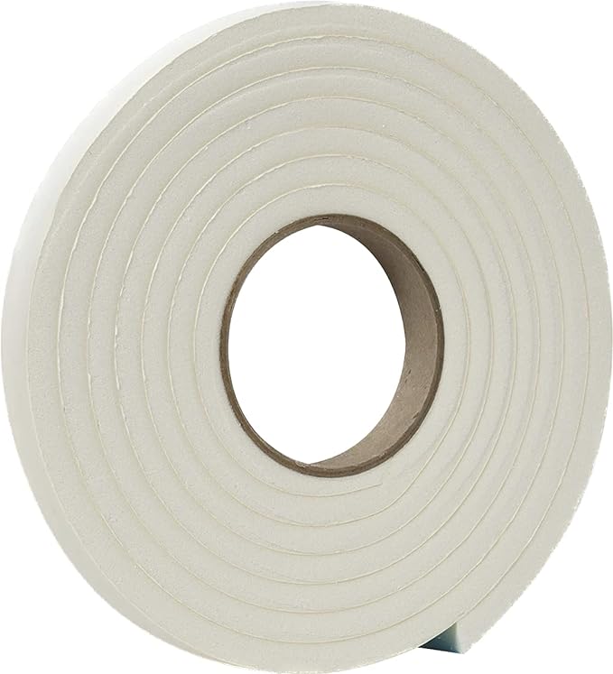 Pack of 6 Extra Thick White Self-Adhesive Weatherstrip For Windows And Doors