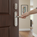 Lever on Backplate Door Handle Set - Polished Chrome