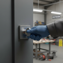 Square WC Turn and Release with Satin Chrome Finish