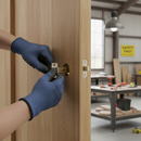 CE13 Fire Rated Tubular Latch 63mm - Satin Nickel Finish ...