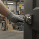 Square WC Turn and Release Set - Polished Chrome Finish