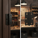 75mm (3'') Ball Bearing Hinge Pair with Matt Black Finish