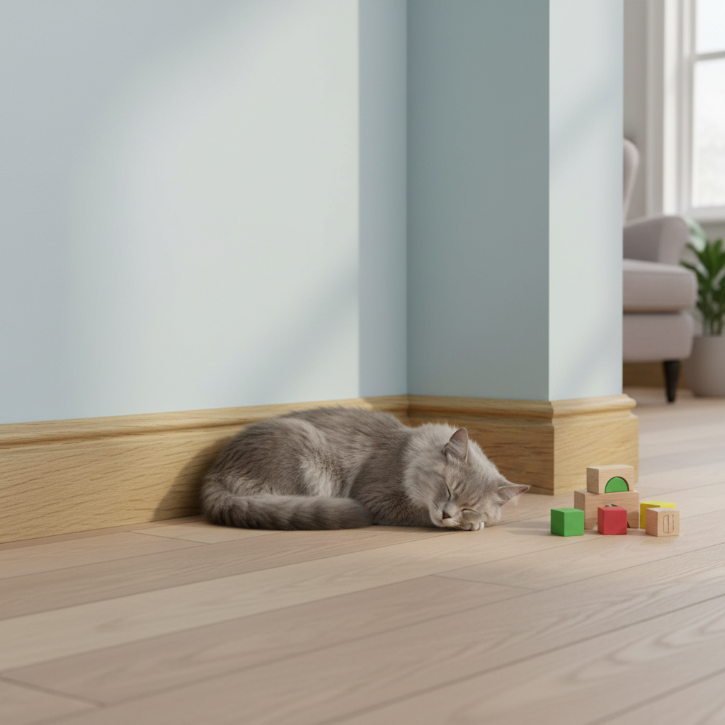 2.4m Torus Laminate Skirting Board - Durable Wall Protection