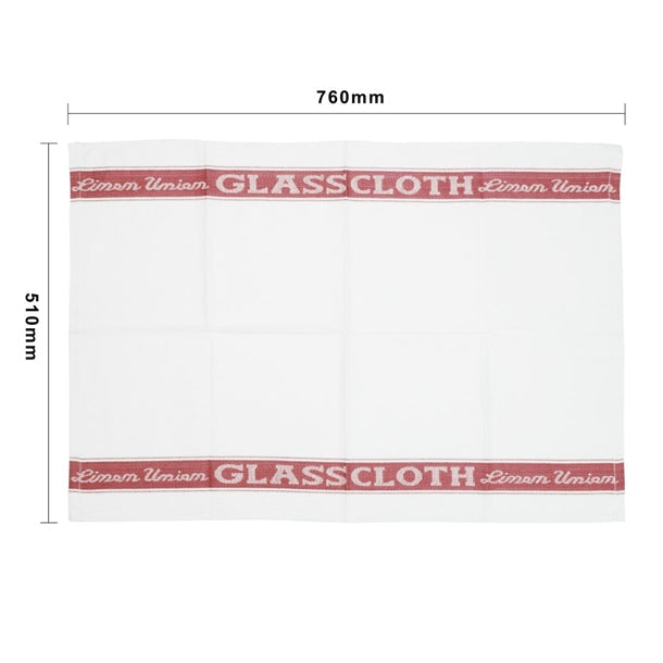 Vogue Glass Cloth Red