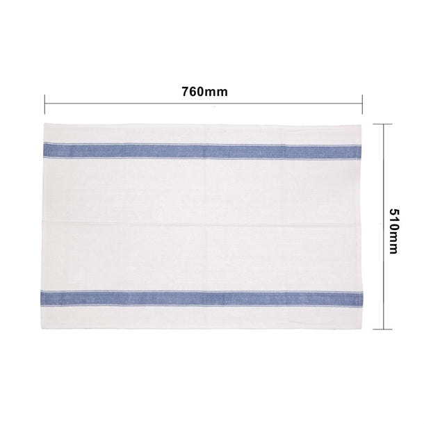 Vogue Heavy Tea Towel Blue