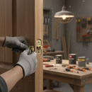 78mm (3'') Bolt Through Tubular Latch - Antique Brass Finish