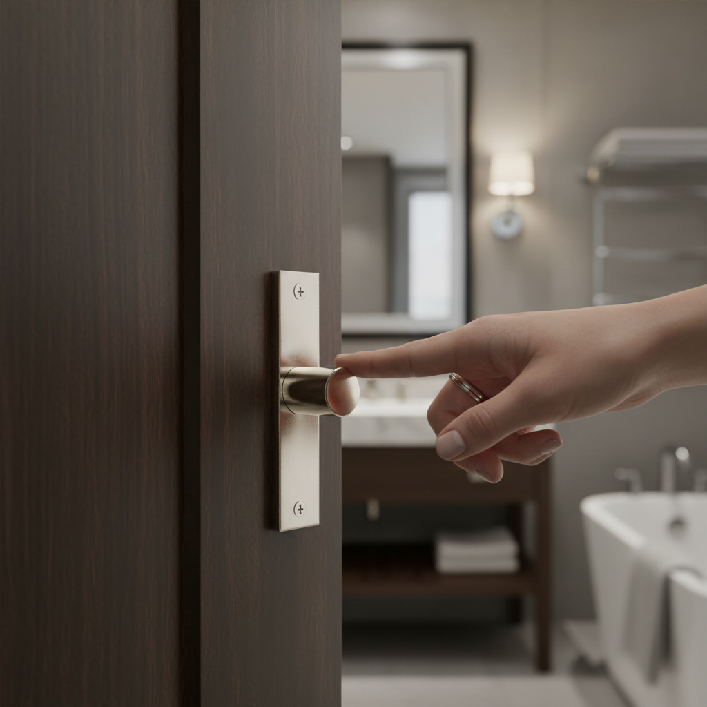 75mm Mortice Bathroom Lock with Adjustable Strike Plate