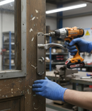 Premium Bathroom Lock with Lever Handle on Backplate - Multiple Variations Available for Enhanced Security and Accessibility