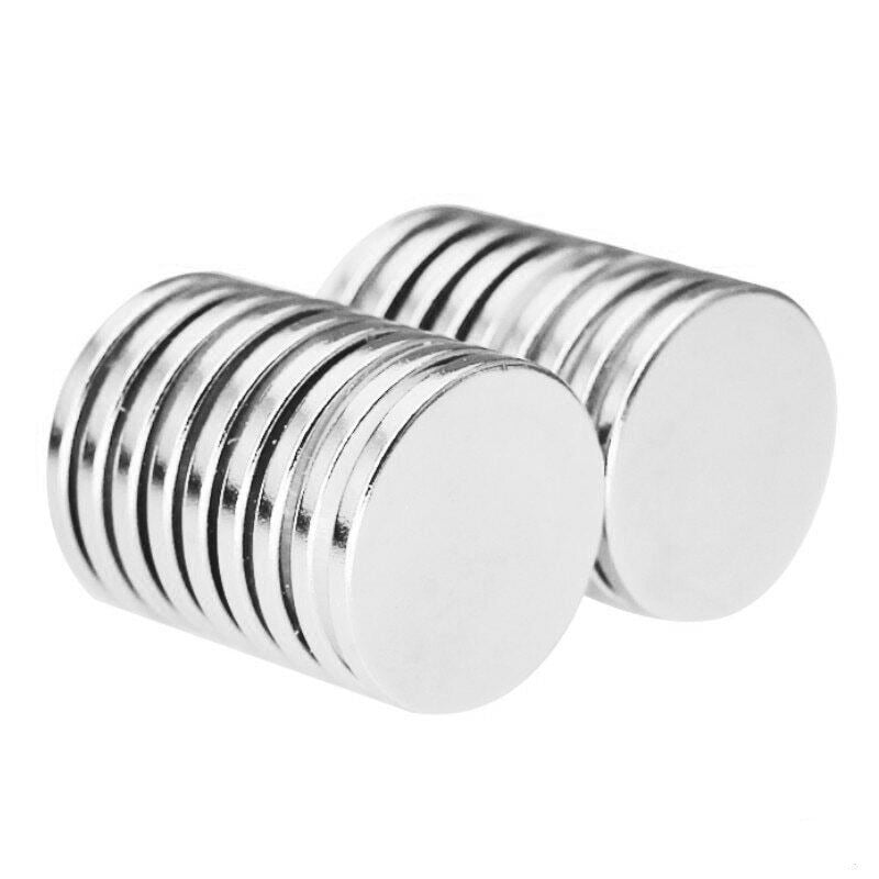 Industrial 3mm Silver Neodymium Disc N35 Magnets With Plastic Spacers - Pack of 10