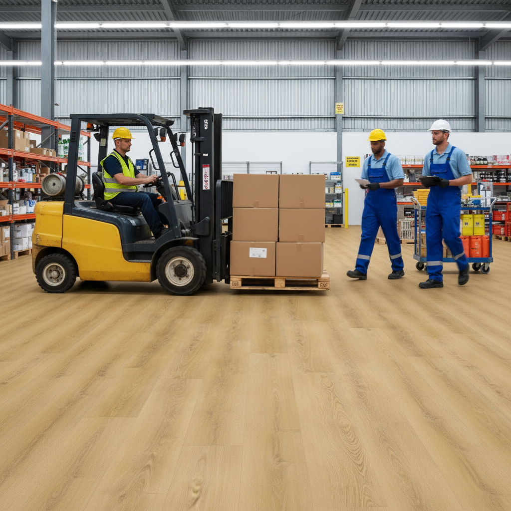 5mm Embossed Purecoat Rigid Core Vinyl Flooring
