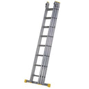 High Quality Aluminium Triple Section Extension Ladder For Construction Use - 5.81m