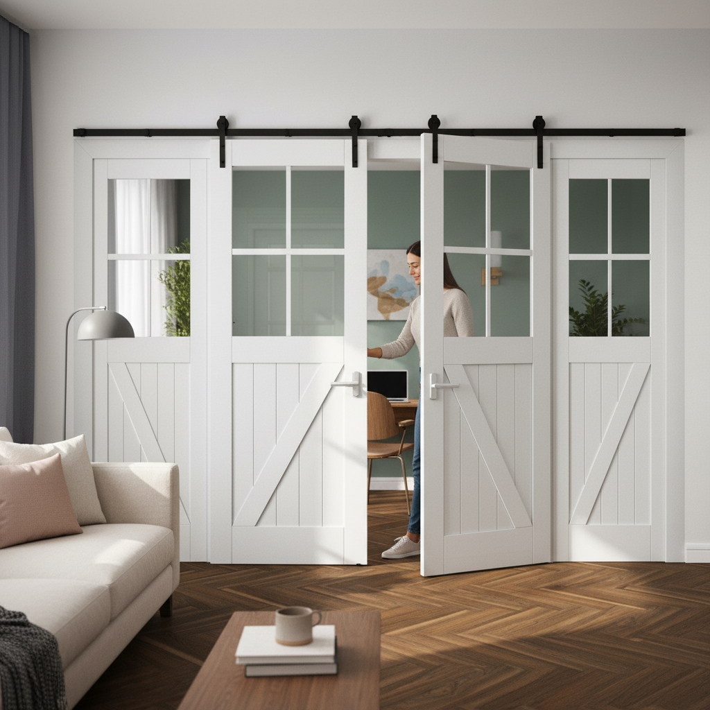 Internal Barn Style Room Divider Set