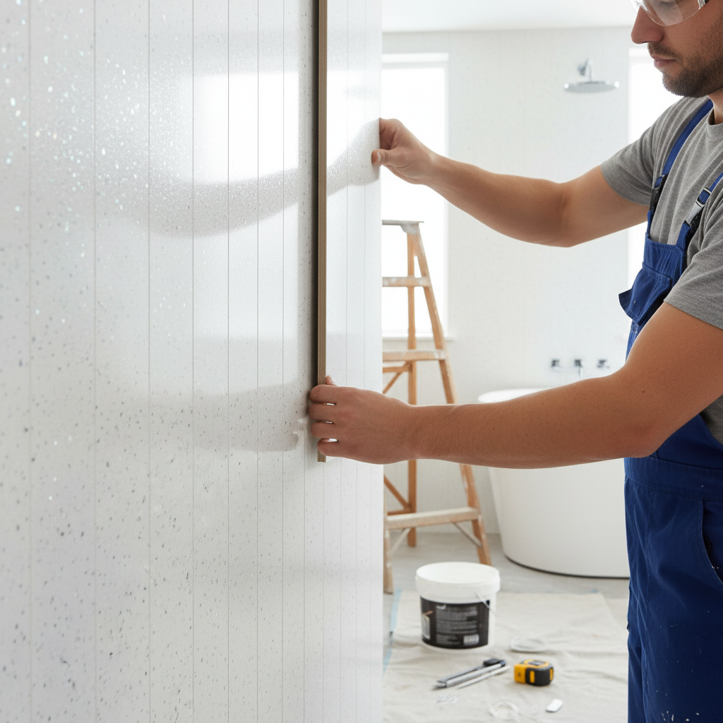 Waterproof Tongue and Groove Wall Panelling 2420 x 1200mm