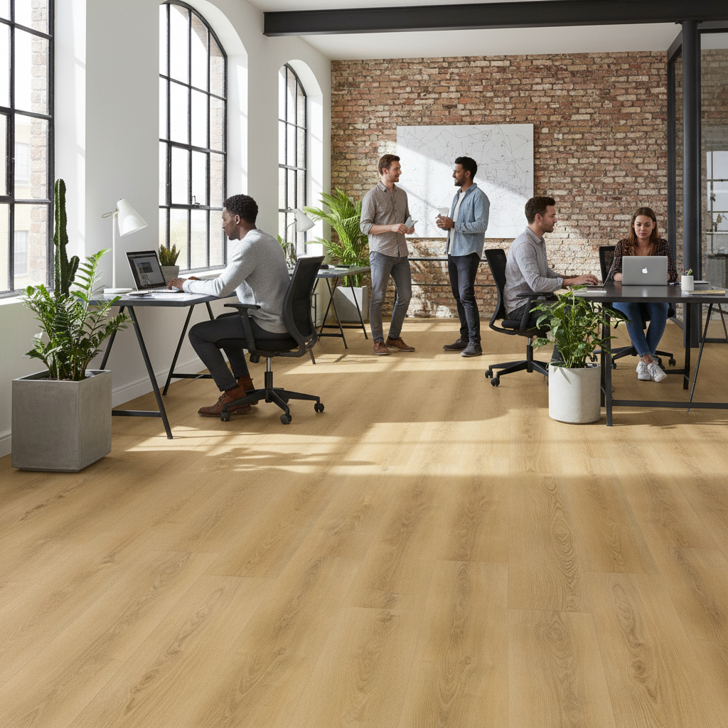 5mm Embossed Purecoat Rigid Core Vinyl Flooring