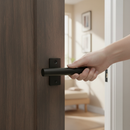 78mm (3'') Bolt Through Tubular Latch - Matt Black Finish