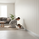 Aluminium Skirting Trim for SPC Wall Panels - 2.6m Length