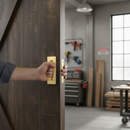 Rectangular Flush Pull Handle - Stylish Satin Brass Finish